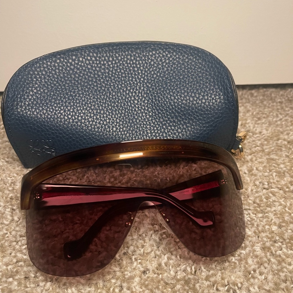 Stylish Brown and Red Sunglasses